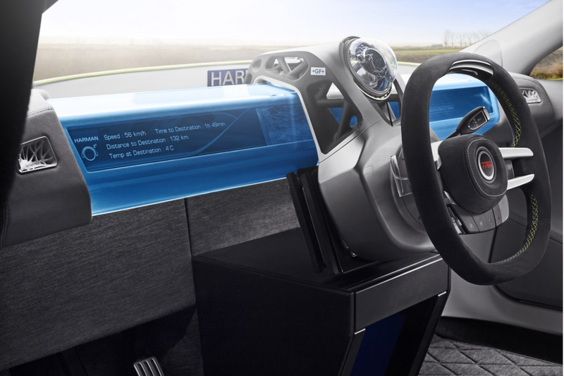 Illustration for article titled The Rinspeed XchangE Is A Crazy Driverless Tesla You Can Live In